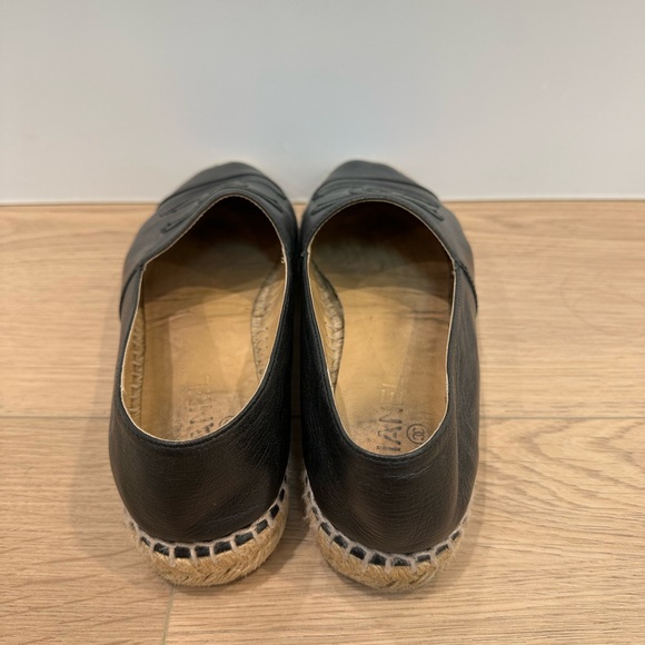 Chanel Espadrilles - Black Leather - Picture 4 of 7